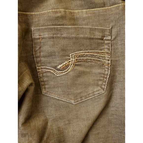 Z Cavaricci Y2k Flare Corduroy Pants Women's‎ Size 14 Brown Casual - Picture 8 of 10